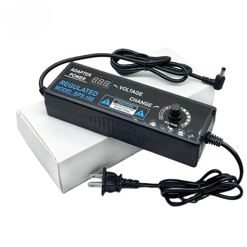 

Adjustable Speed 3-12V10A AC DC Power Adapter General Computer Light Emitting Diode Bar Light Adjustable Voltage
