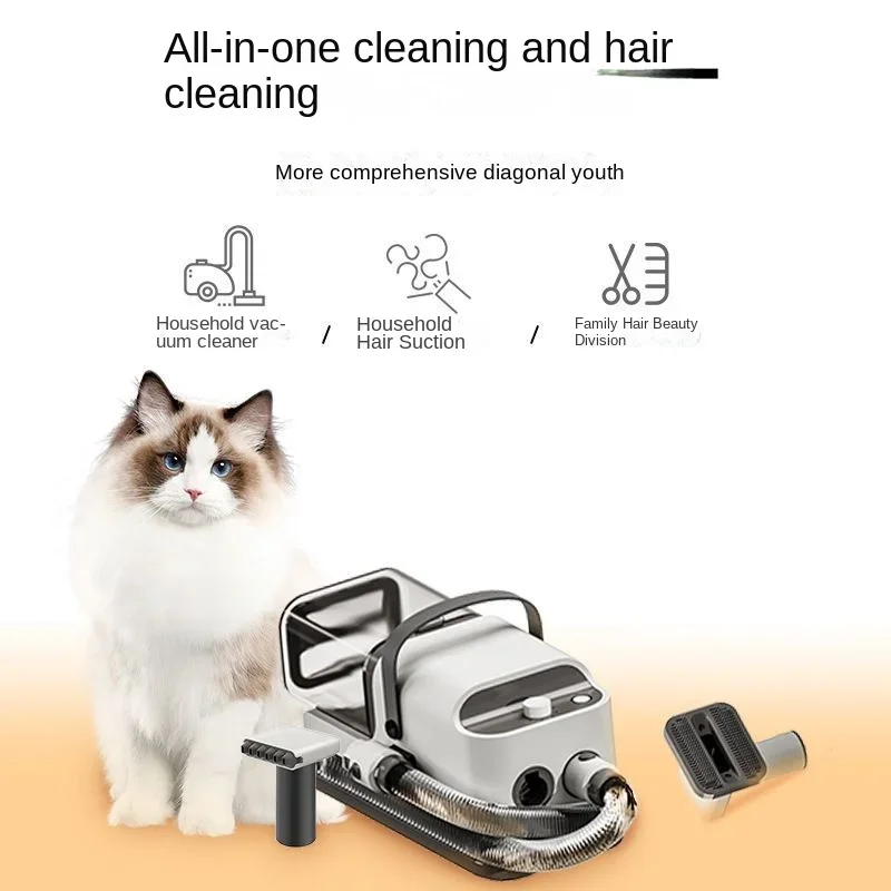 Five-in-One Intelligent Care Machine Cats Dogs Stainless Steel  Cross-Border Household Shaver Hair Dryer Pet Grooming