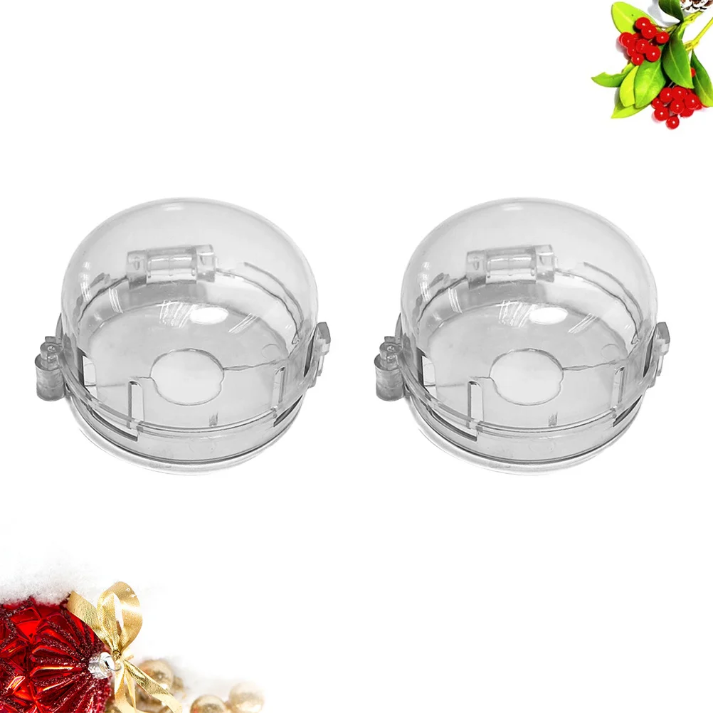 

2pcs Gas Stove Knob Covers Universal Transparent Childproof Oven Safety Locks For Kitchen Baby Child Protector Fireproof Guard
