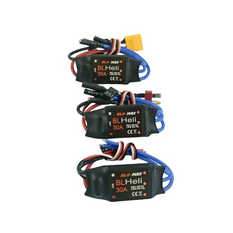 

30A BLHeli ESC Brushless Electronic Speed Controller for Aircraft Models Power Key Compatible with Multiple Aircraft Models