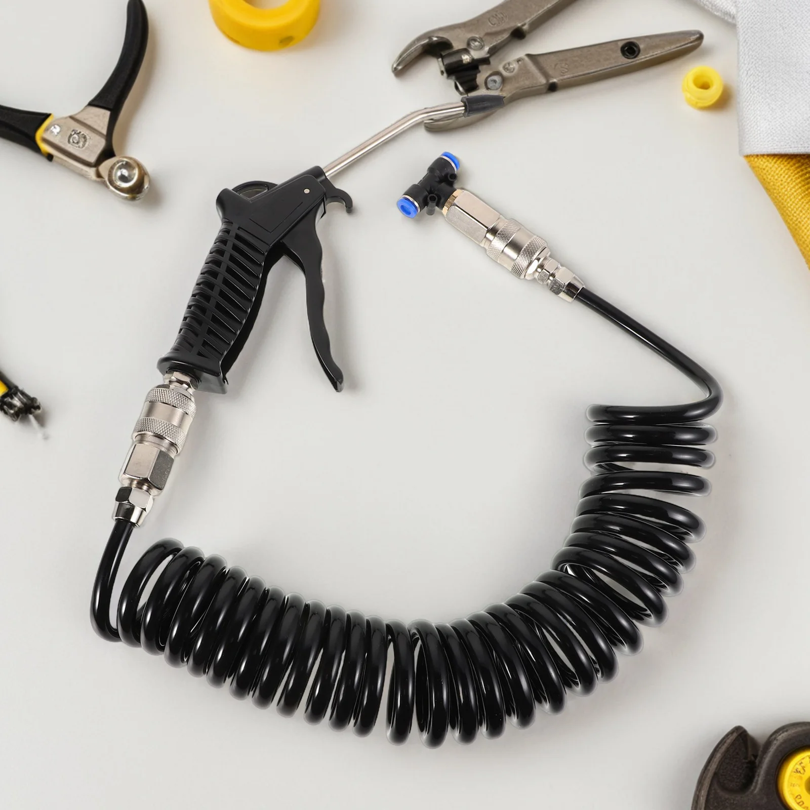 

1Set Truck Air Duster Kit Pneumatic Dust Blower Heavy Duty Air Hose for Truck Cabin Interior Detailing Automotive