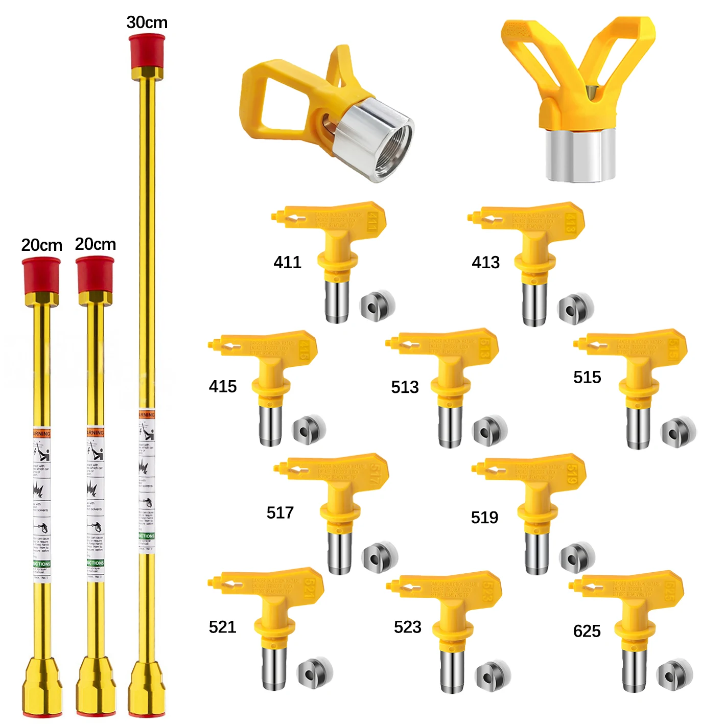 kit-de-extension-para-pistola-de-pulverizacion-sin-aire-de-20cm-30cm-con-2-protectores-y-boquilla-411-413-415-513-515-517-519-521-523-625-para-pintar-paredes