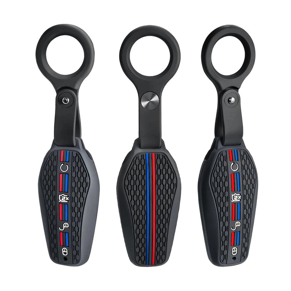 

2026 New Silicone Key Case Cover for BYD Song Plus Atto 3 Han EV Tang DM Qin Seal Dolphin Remote Fob Holder Car Accessories