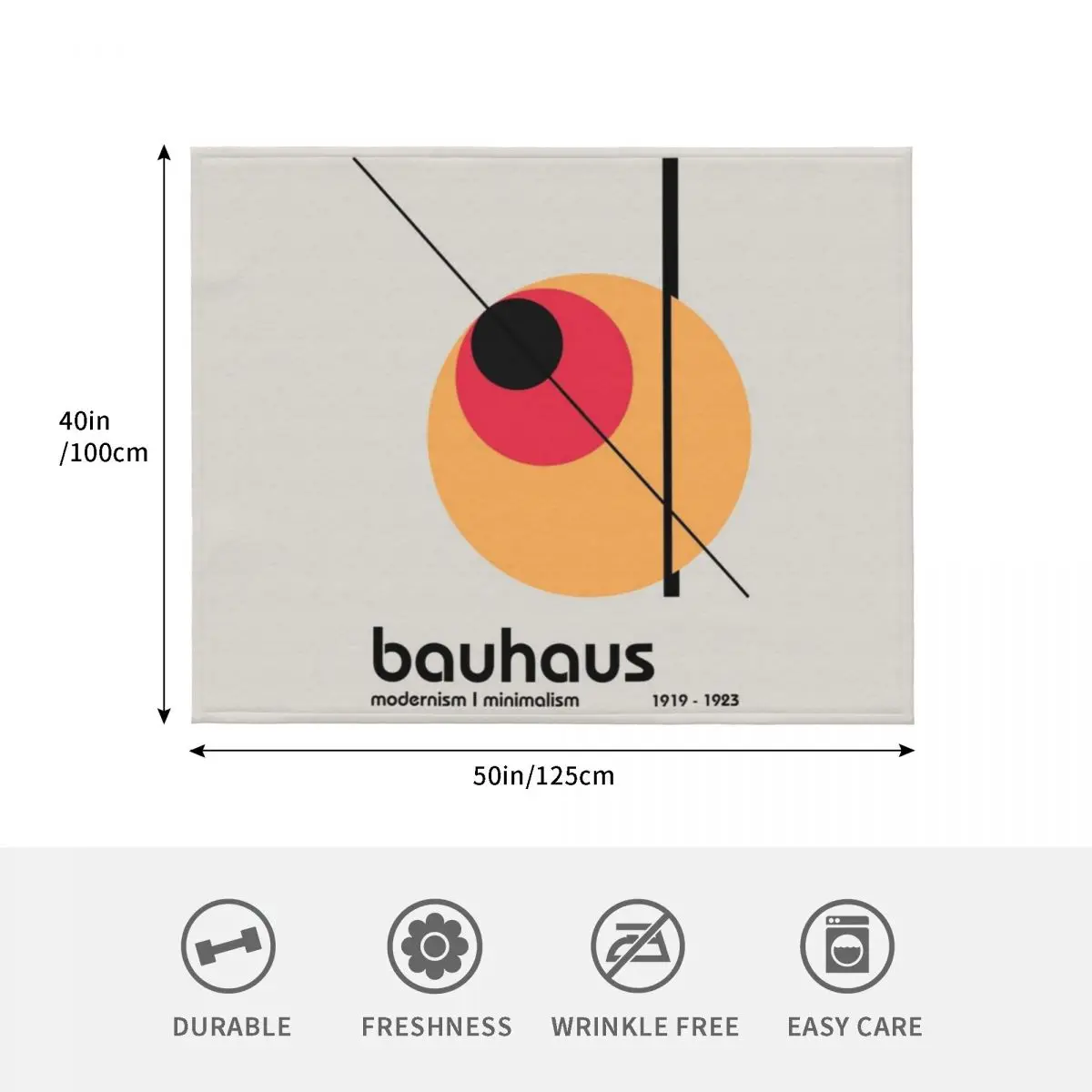 باوهاوس الحداثية أنا بساطتها 1919 - 1923 رمي بطانية الصيف الفراش لينة منقوشة لينة سرير البطانيات المخصصة