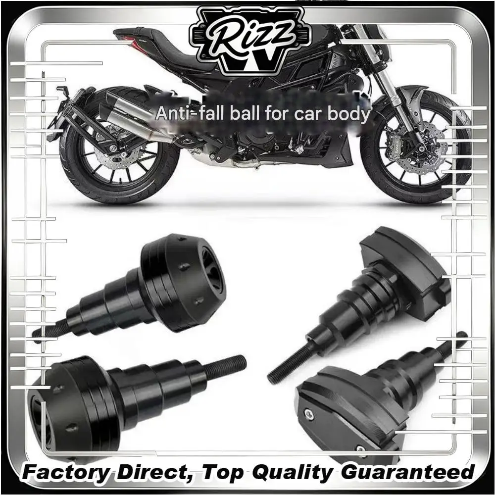 FOR Benelli 502C  Crash Sliders Direct Mount via Original Frame Holes Cushioned Anti-Fall Rubber Rod Access Exclusive for Diavel