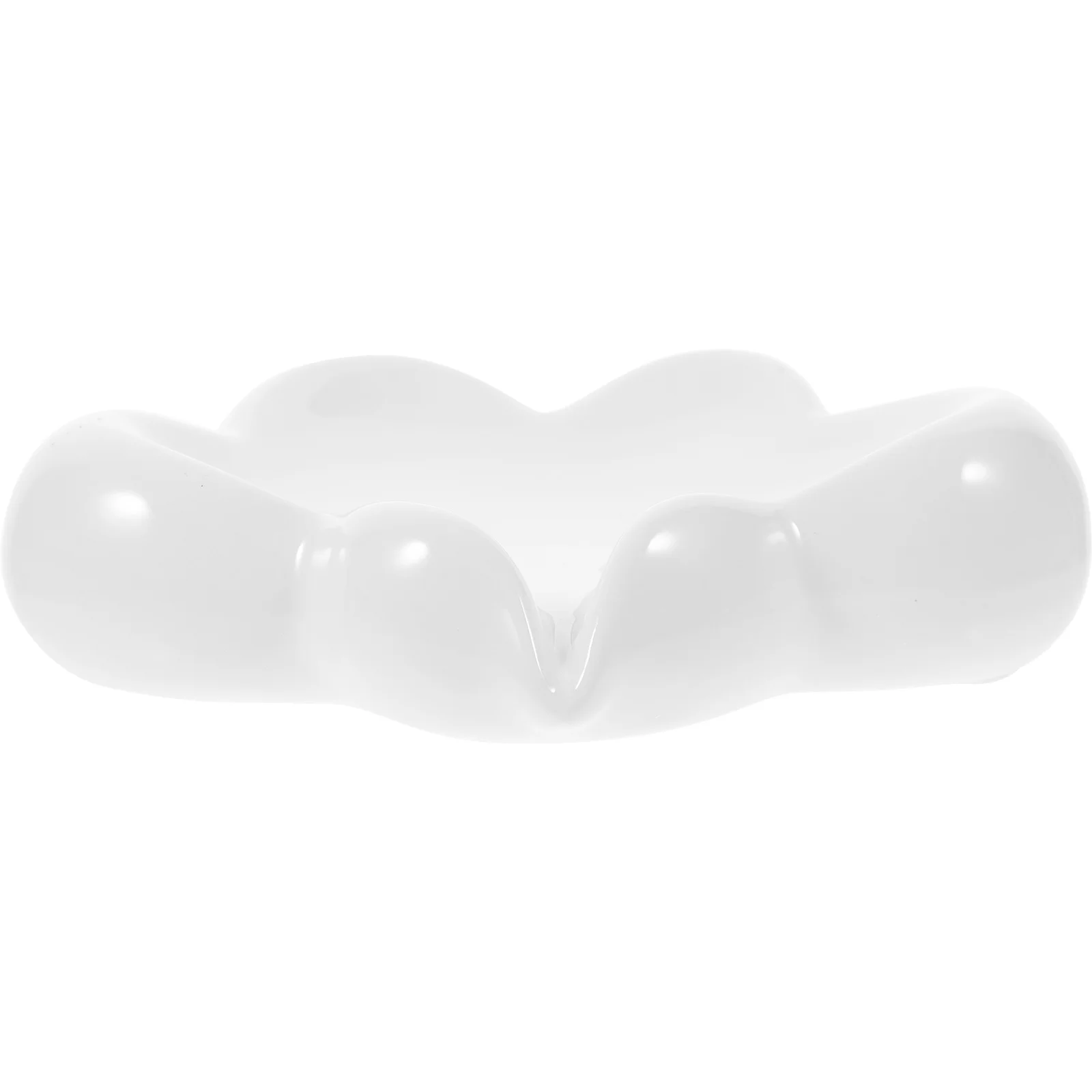 

Self Draining Soap Dish Ceramic Cloud Shaped Bar Soap Holder for Bathroom Sink Countertop Minimalist Decor Drainage Tray