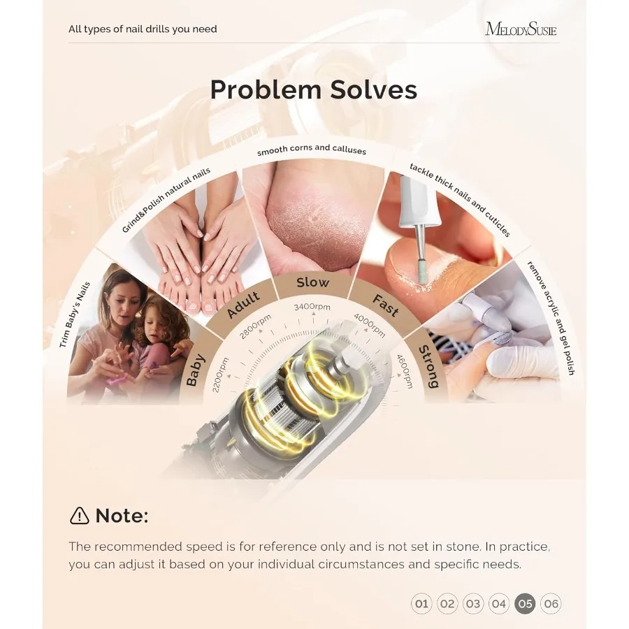 Profissional manicure pedicure kit 8in1 conjunto de broca elétrica do prego com 5 velocidades recarregável sem fio efile com 360 luz led fo