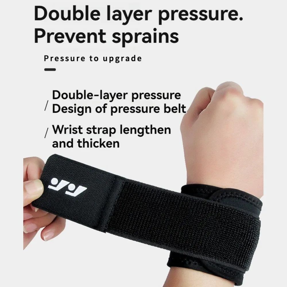 Sports wrist stabilizer with adjustable sports injury bag, bandage support, fitness band compression, wrist protection, fitness