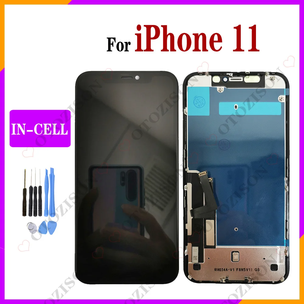 

Incell LCD For iPhone 11 Display Screen Touch Panel Digitizer Sensor Assembly No Dead Pixel Replacement For iPhone 11 LCD Screen