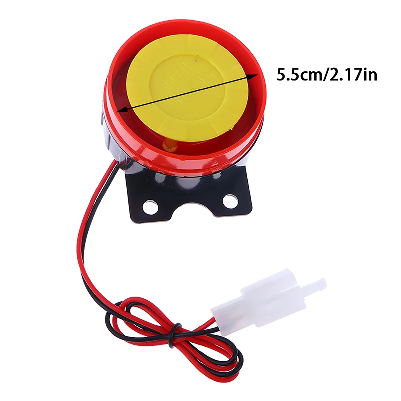 1Pc Car Horn Air Raid Siren Alarm Universal 12v Car Truck Horn Portable Small Electric Horn Alarm Car Interior Parts
