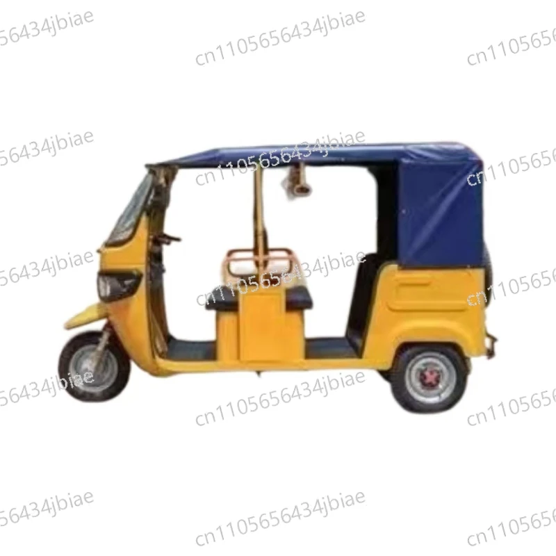Electric TUK TUK Rickshaw - 6 Seats Passenger Tricycle with Open Design