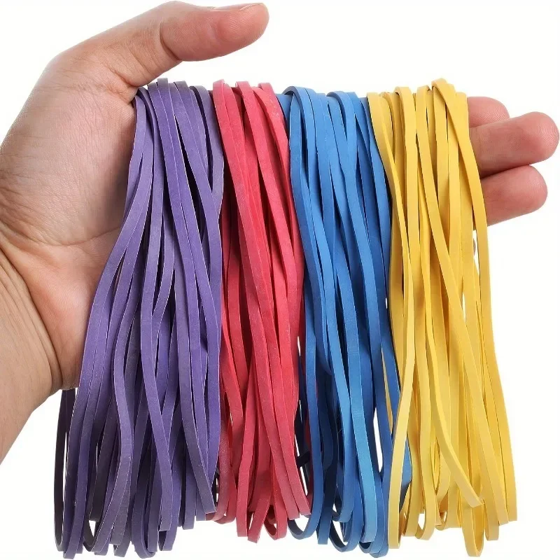 About 200PCS  Large Silicone Rubber Bands, Colorful Rubber Bands Circumference 360*3mm, Rubber Bands Large Size.