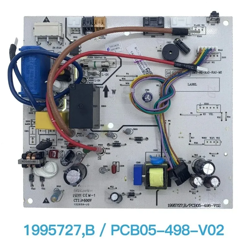 ل 1995727.B PCB05-498-V02 مكيف الهواء وحدة داخلية لوحة تحكم الدائرة لهيسنس ، فوجي