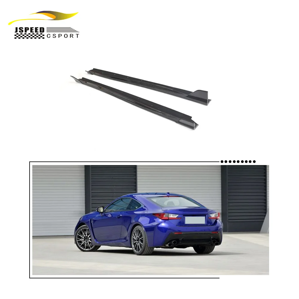 New Arrival Carbon Fiber Side Skirts For Lexus RC-F 2005-2018