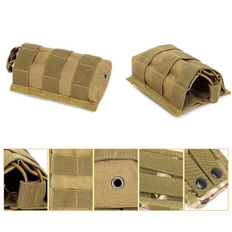 Walkie-Talkie-Paket Molle Mag Beutel Jagd taktische Einzel gewehre Magazin beutel Tasche Patrone Clip Beutel Pistolen Holster