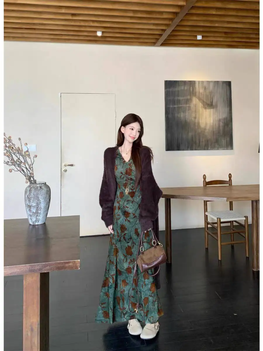 فساتين نسائية أو عيد الميلاد بدون أكمام مخططة مخططة شريط عمودي حواف هندسية قطرية شبكة فنية حديثة وفريدة من نوعها أنيقة #5