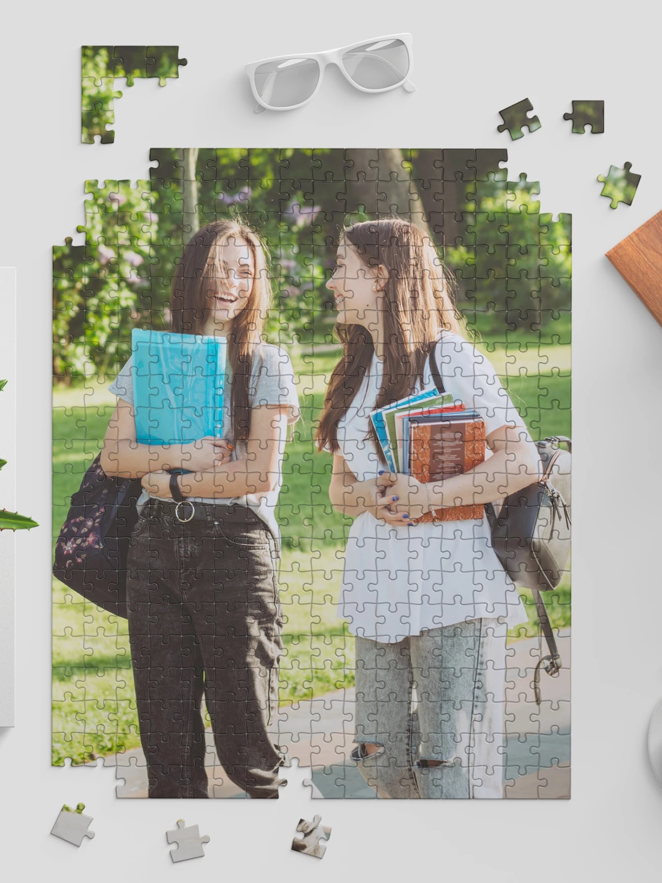 35/150/300/500/1000 قطعة عائلة جديدة مخصصة صور شخصية الضغط الألغاز بازل قطع فسيفساء ألغاز مخصصة #5