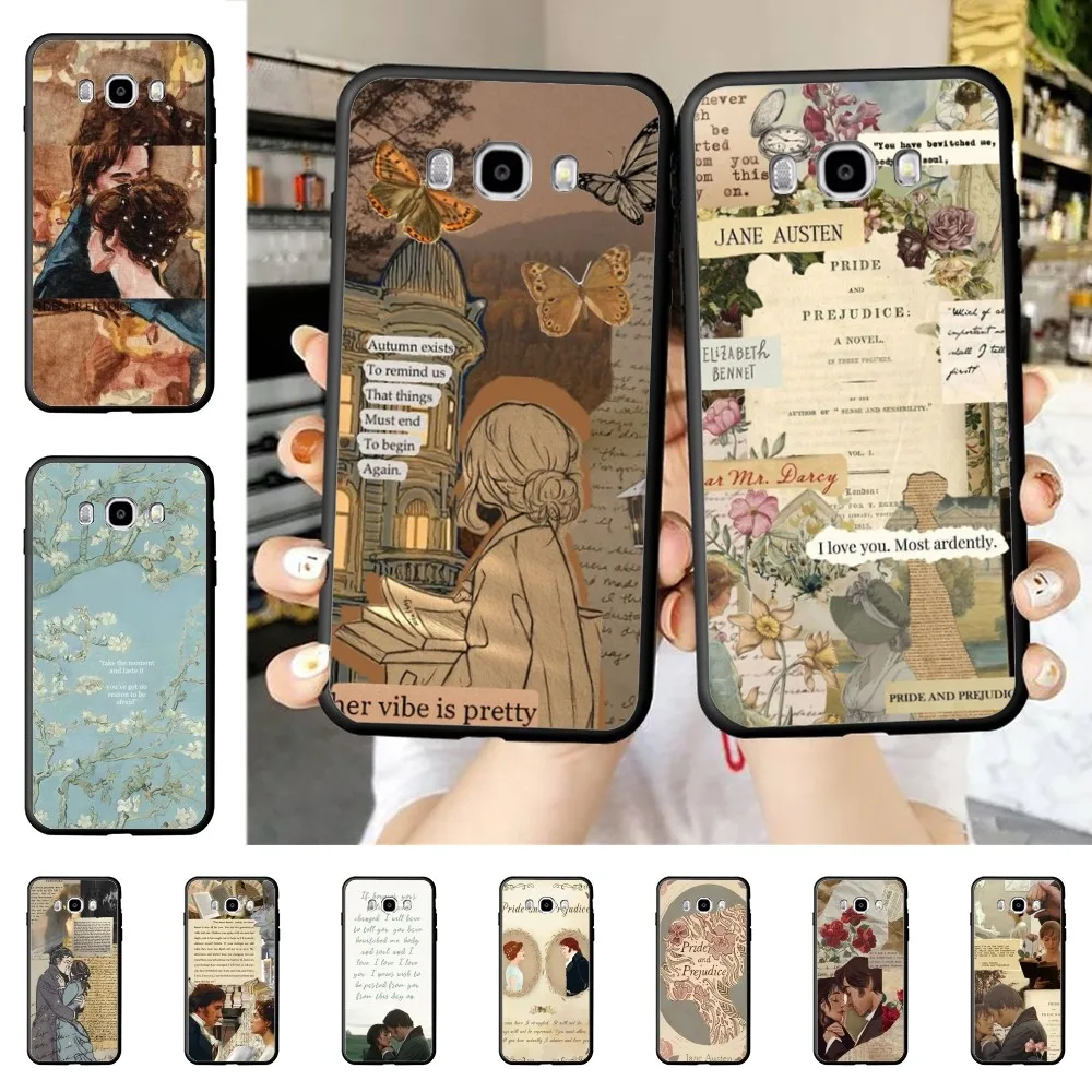 Pride And Prejudice Jane Austen Phone Case For Samsung J 7 plus 7core J7 neo J6 plus prime J6 J4 J5 Mobile Cover