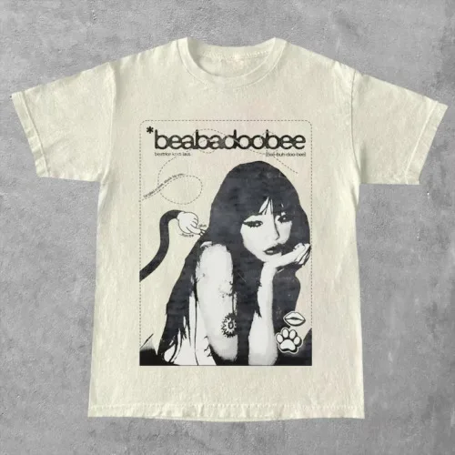 Beabadoobee-Camiseta North American Headlines Tour 2025, totalmente informal, cómoda, de algodón preferido para verano