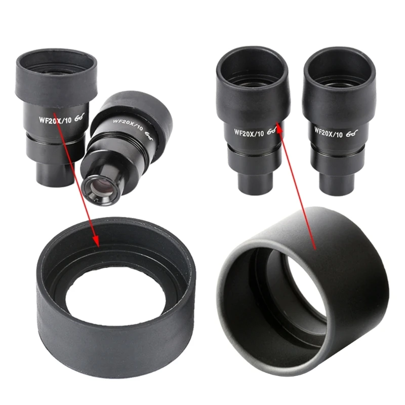 32mm-36mm Diameter Rubber Eyepiece Cover Eyeguard-Eye Protection-Stereo Microscope Telescope Monocular Binocular