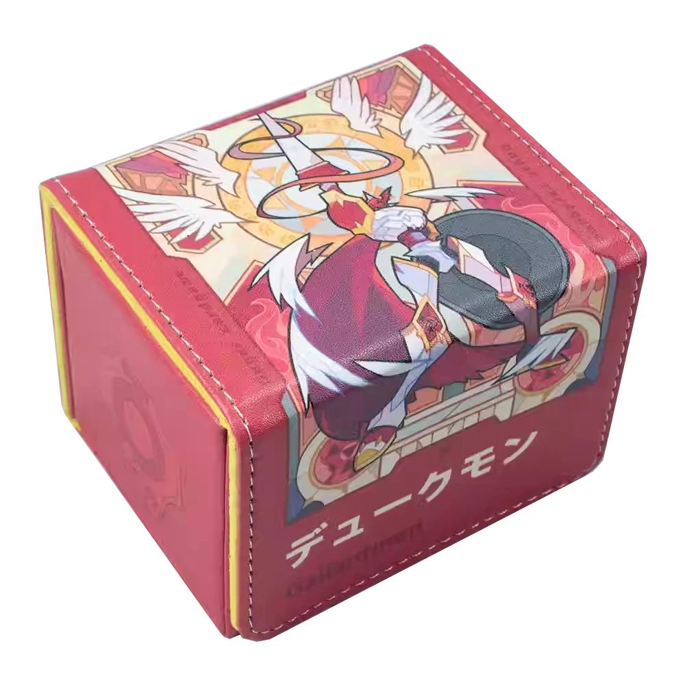 新しい漫画diyデジモンギャラントモンオメガモンカード保護ボックス、アニメカードギフト玩具