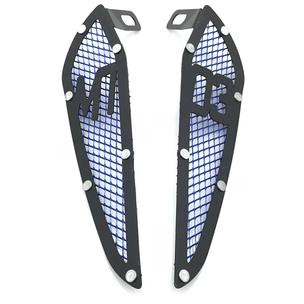 Motorcycle Fuel Tank Air Intake Mesh Inlet Decorative Guard Cover for YAMAHA MT03 MT-03 2020 2021