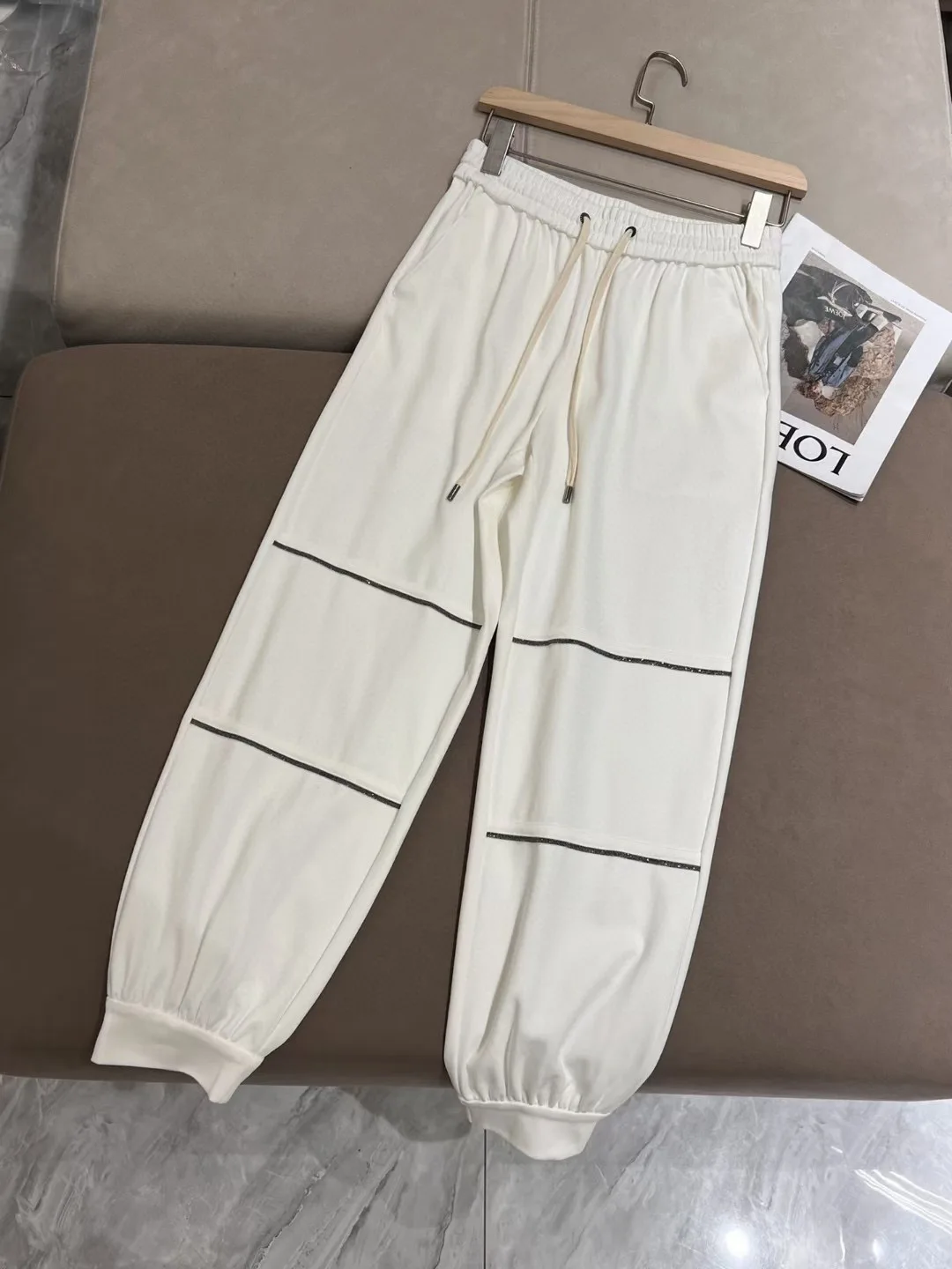 2024 Spring Summer Casual Cotton Loose Pants Suit