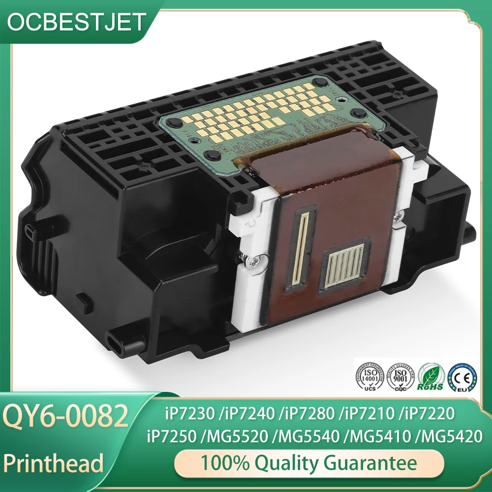 QY6-0082 Printhead Compatible for Canon IP7210 IP7220 IP7240 IP7250 IP7280 MG5410 MG5420 MG5450 MG5520 MG5620 Printer Print Head