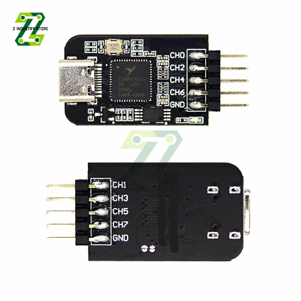 Logic Analyzer Type-C Interface Arm FPGA Debugging Tool 24m Sampling 8 Channels Analyzer Development Board Module