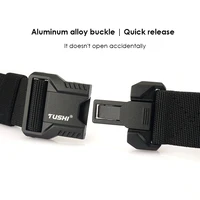 VATLTY New Tactical Outdoor Belt for Men and Women Aluminum Alloy Buckle Quick Release Elastic Belt Casual Belt Jeans Waistband - Image 3