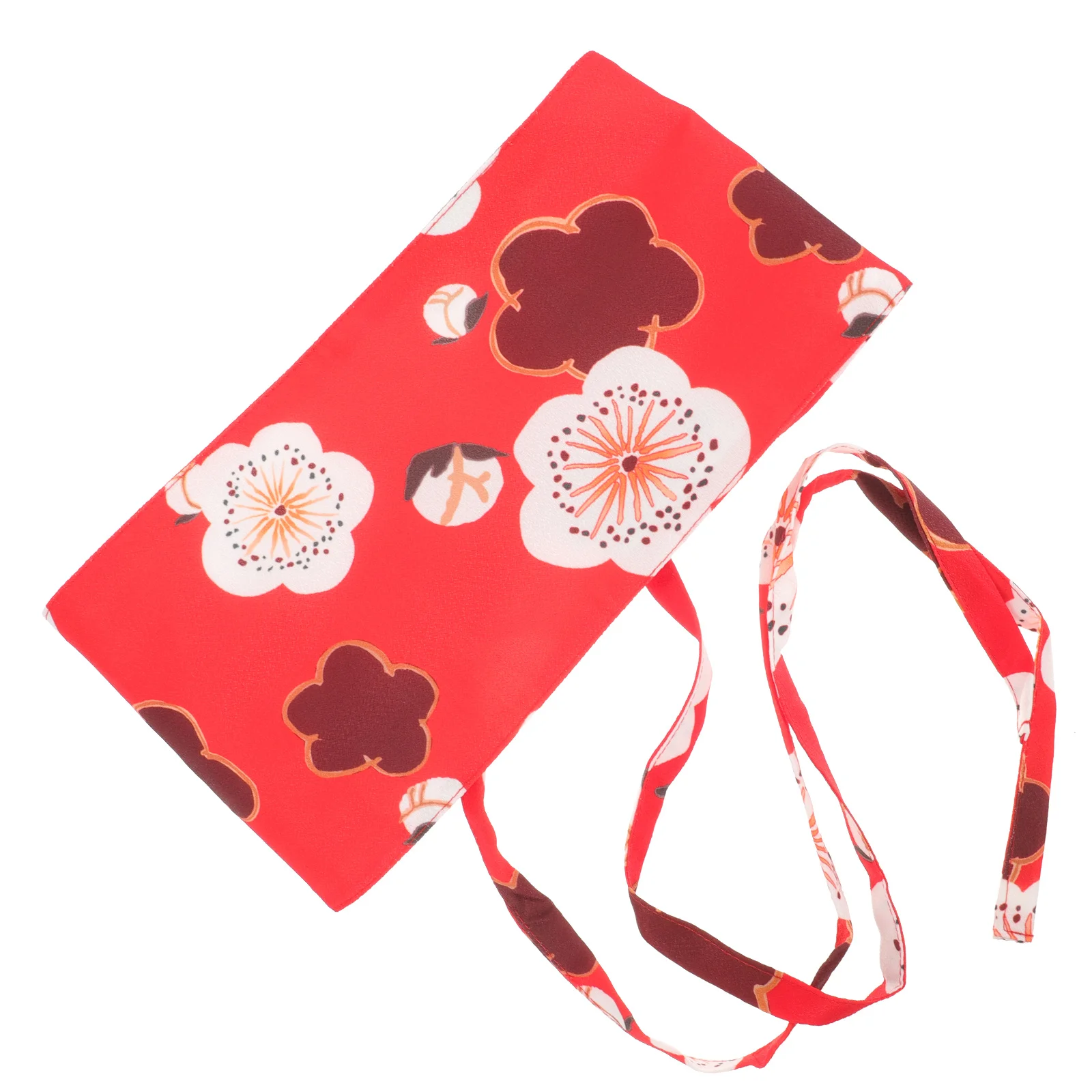 حزام يوكاتا مزين بالزهور قابل للتعديل على الطراز الياباني حزام خصر عريض للنساء فستان كيمونو ملابس سهره حزام ملفوف أنيق