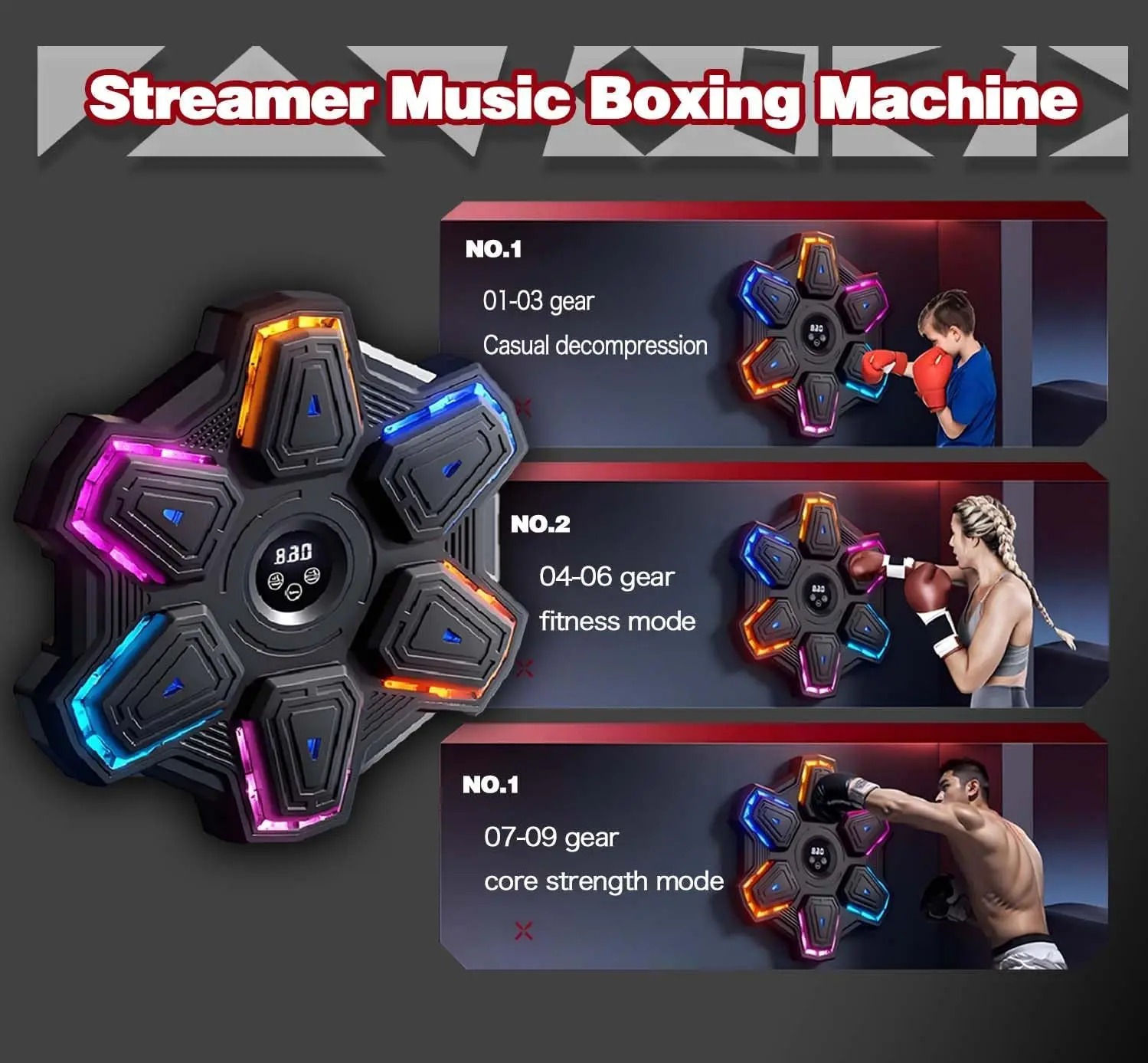 

Boxing Machine Musical Boxing Pro ,smart Music Wall Mounted