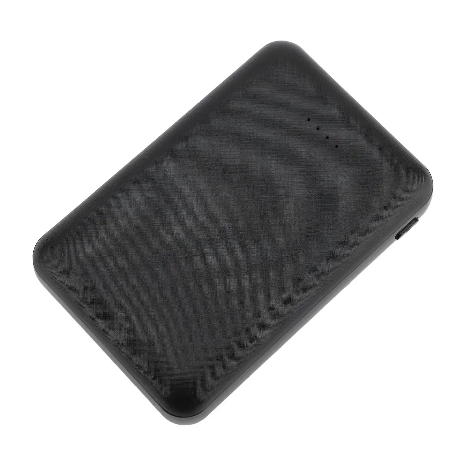 5V 10000mAh Bateria USB Tipo C Power Bank Carregador Portátil para Roupas Aquecidas Preto