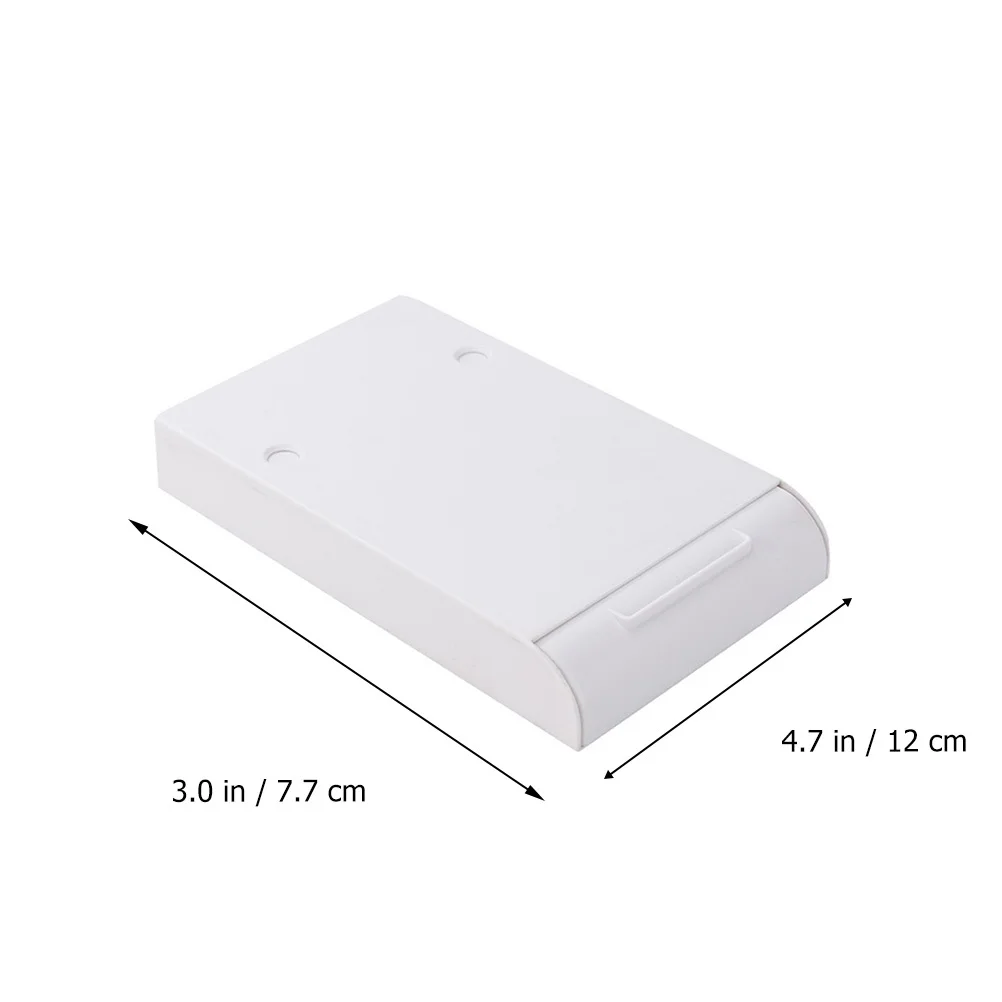 2Pcs Large Pencil Box Creative ABS Material Adhesive Drawer Storage for Stationery Keys Jewelry Desktop Organizer Under Table