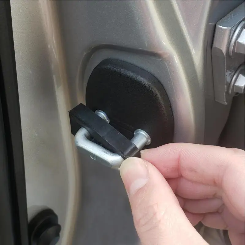 Car Door Lock Shock Absorber Rubber Shock Absorber For Car Door 4PCS Wear-Resistant Sound Buffer Fashionable Car Accessory For