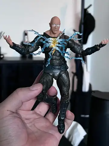 반다이 스피리츠 S.h.figuarts 블랙 아담 드웨인 존슨 165mm 컬렉션 애니메이션 피규어 액션 모델 장난감 선물