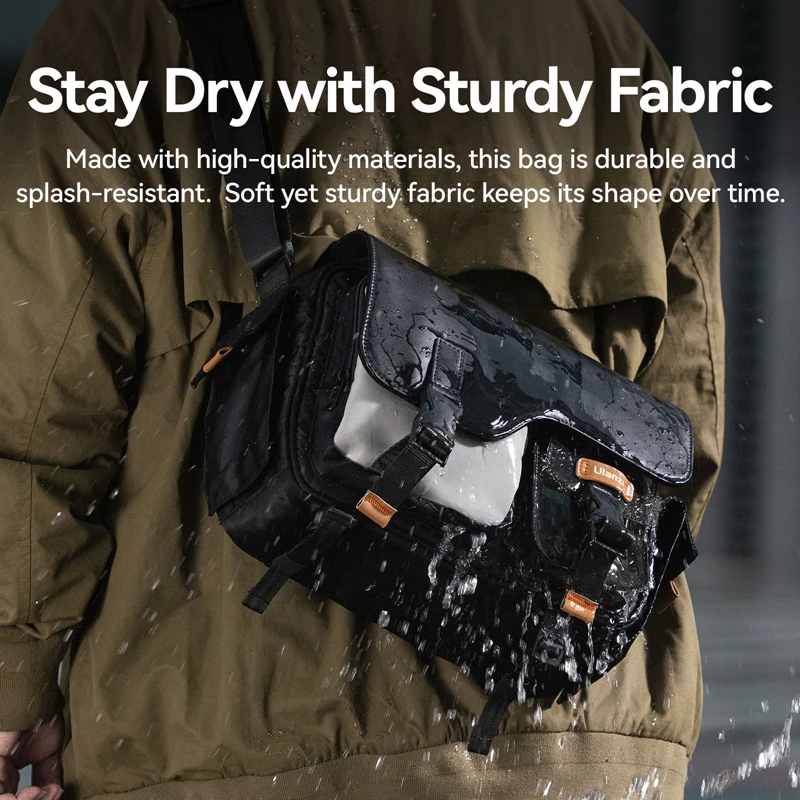 Bolsa para câmera Ulanzi MS12 5,6L alça ajustável extensível com compartimento interno para lentes de drones DSLR Snoy Tablet bolsa de ombro
