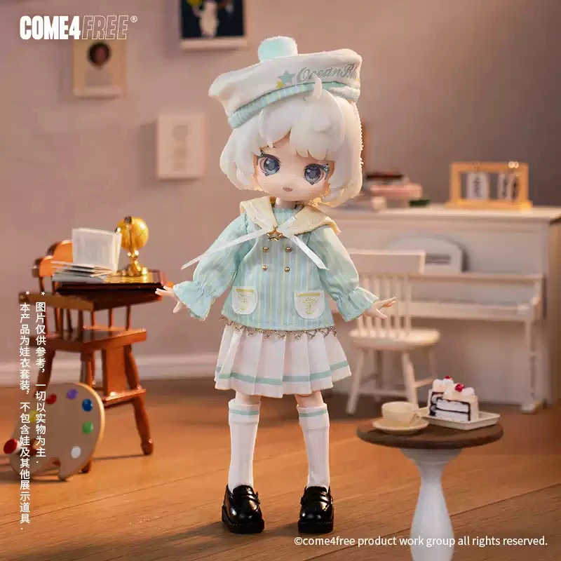 

COME4FREE Dessert series Mint popping candy 12 point BJD Doll clothes suit Figure costume Ornaments