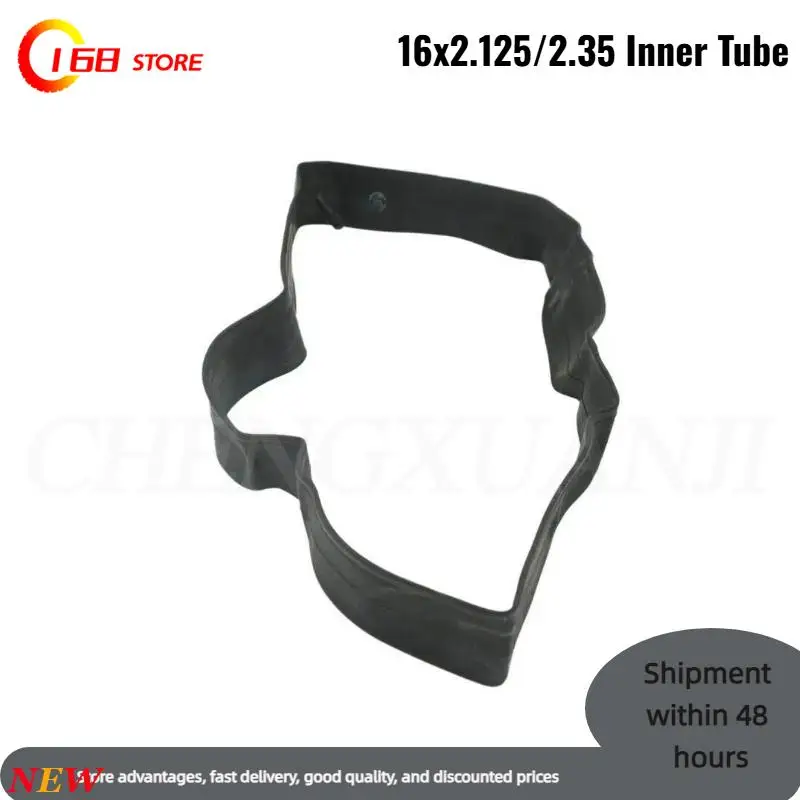 High quality 16X2.125/2.35 inner tube straight mouth for bicycle, mountain bike, electric bike inner tube accessories