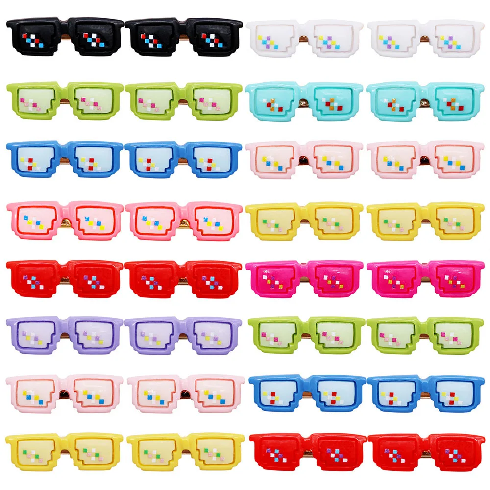 

50/100pcs Wholesale Creative Sunglasses Dog Accessories Cartoon Pet Hairpin Cute Style Grooming Accessoreis