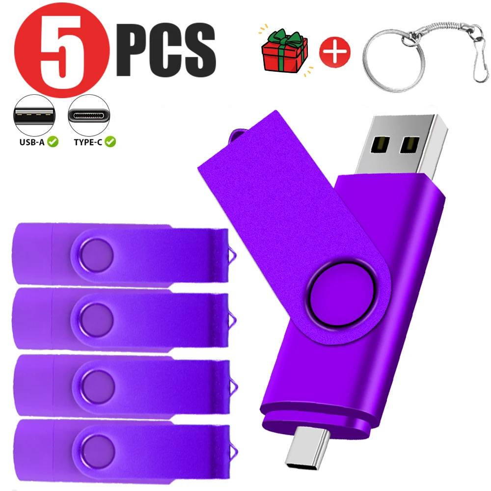 lote-de-5-pen-drives-usb-de-128gb-com-chaveiro-gratis-pen-drive-de-64gb-tipo-c-pen-drive-promocional-verde-e-azul-de-32gb-pen-drive-usb-de-16gb