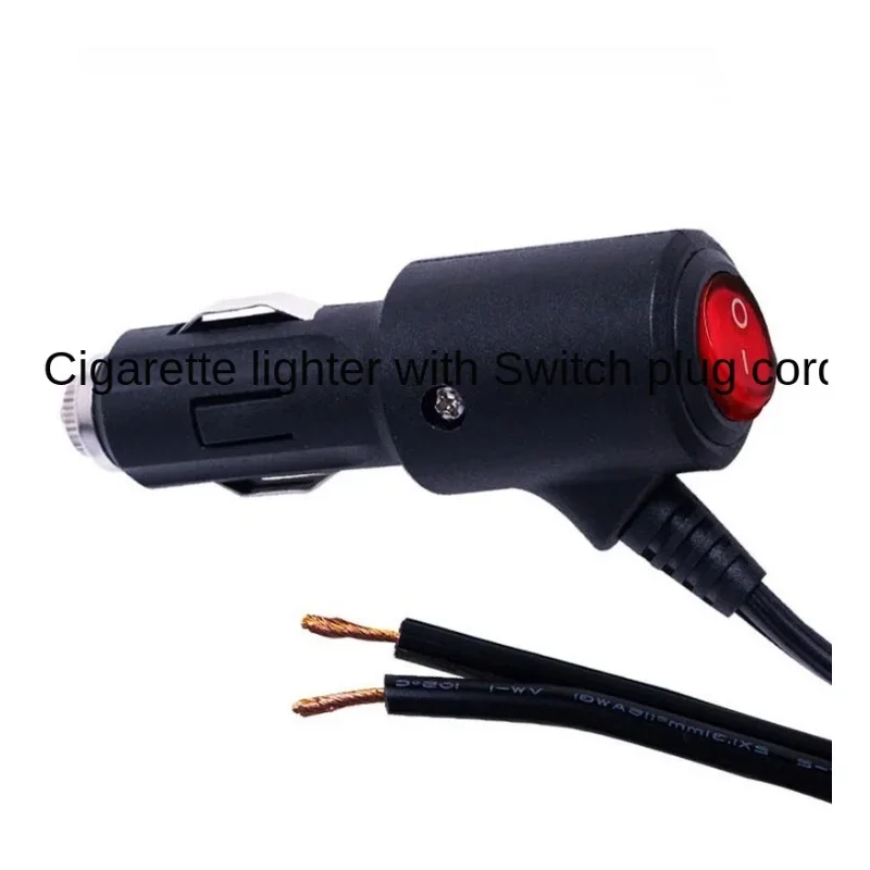 Interruptor de encendido y apagado LED para coche, motocicleta, ATV, barco, 12V, 24V, encendedor de cigarrillos, Conector de enchufe con fusible de 10A