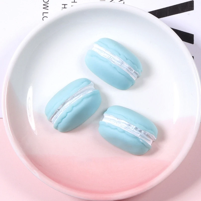 Y1UB Simulation Macaron Cake Artificial Resin 10 Pcs Fake Model