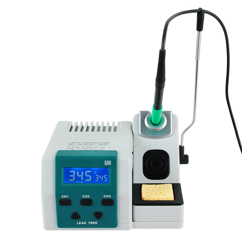 

T26 soldering station heats up in 3 seconds, precision soldering iron, fingerprint flying lead, extra tip soldering iron