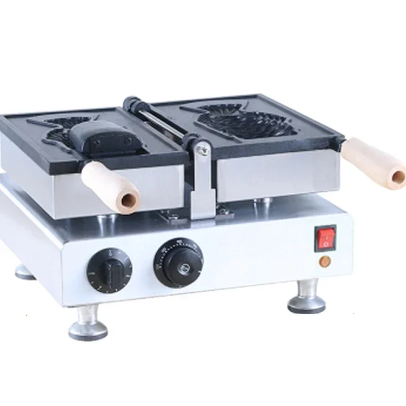 220V Electric Heating Gas Ice Cream Pancake Machine Special Snack Biscuits Machine DS-1103B/DS-1103BR Sea Bream Machine