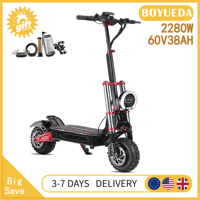 BOYUEDA S5 Electric Scooter 6000W Dual Motor 60V38Ah NFC Activation Scooters Electric 11\