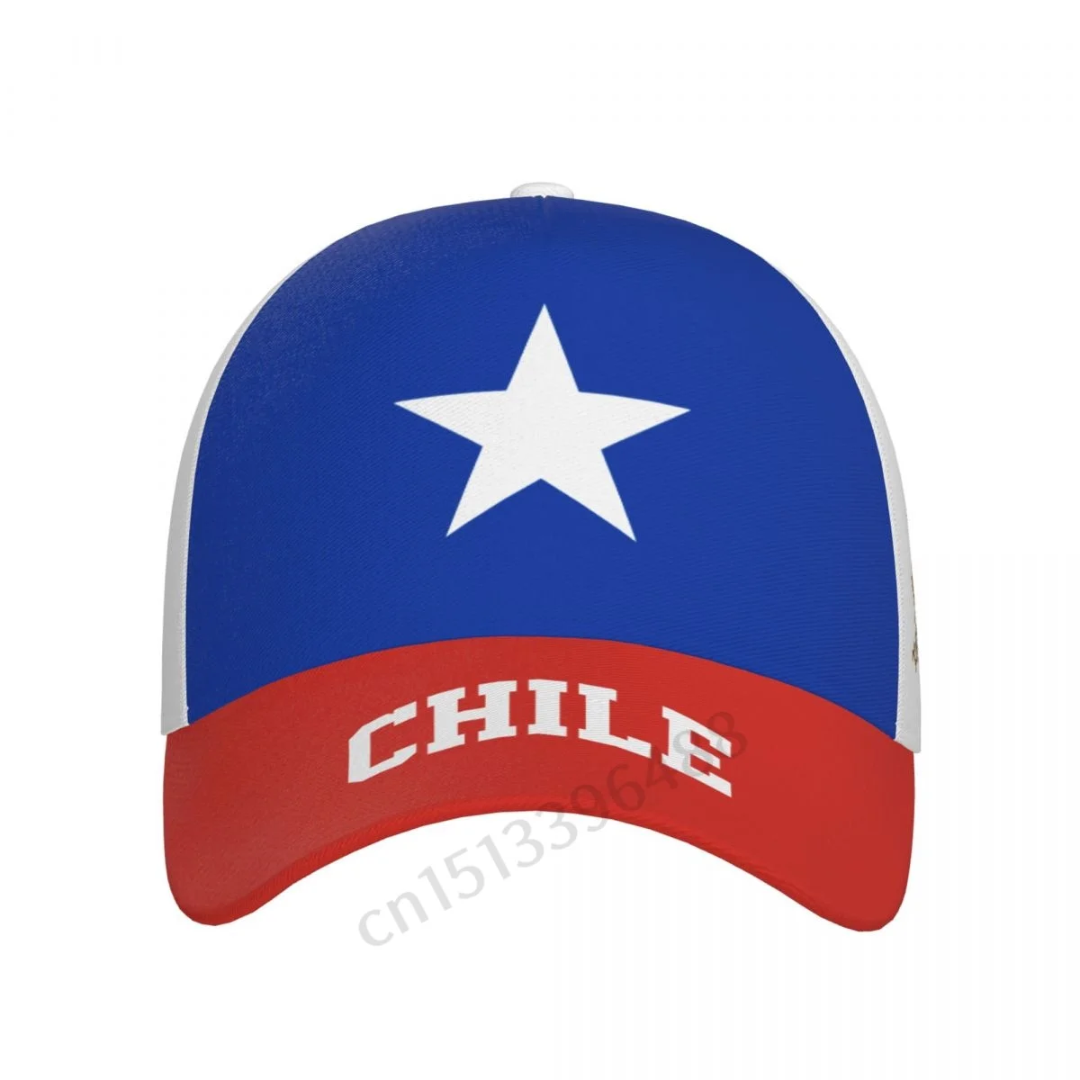 Chile 3D Soccer Hats Sun Baseball Cap Breathable Adjustable Men Women Outdoor Fishing Hat