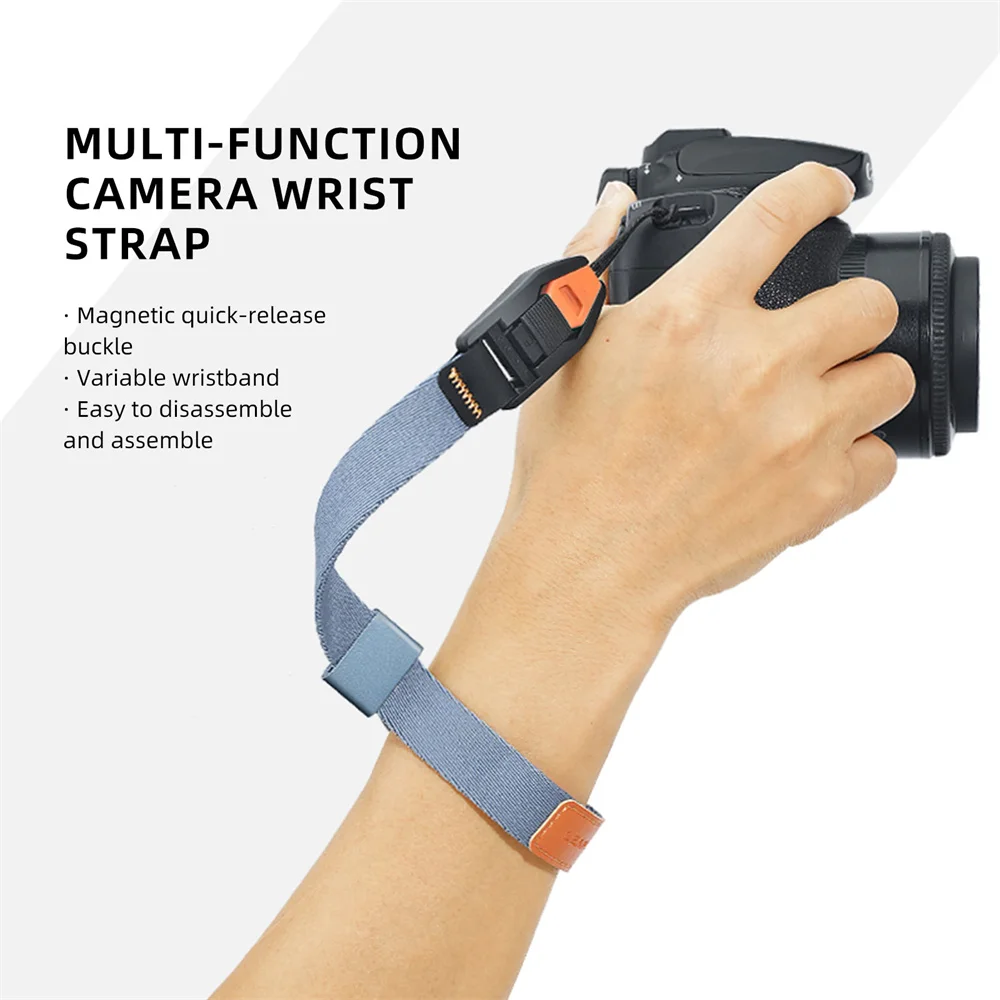 

LEAPLIGHT Quick Magnetic Buckle Wrist Strap Universal Camera Wristband Lanyard For Sony Canon Nikon Fuji Leica DSLR SLR Camera