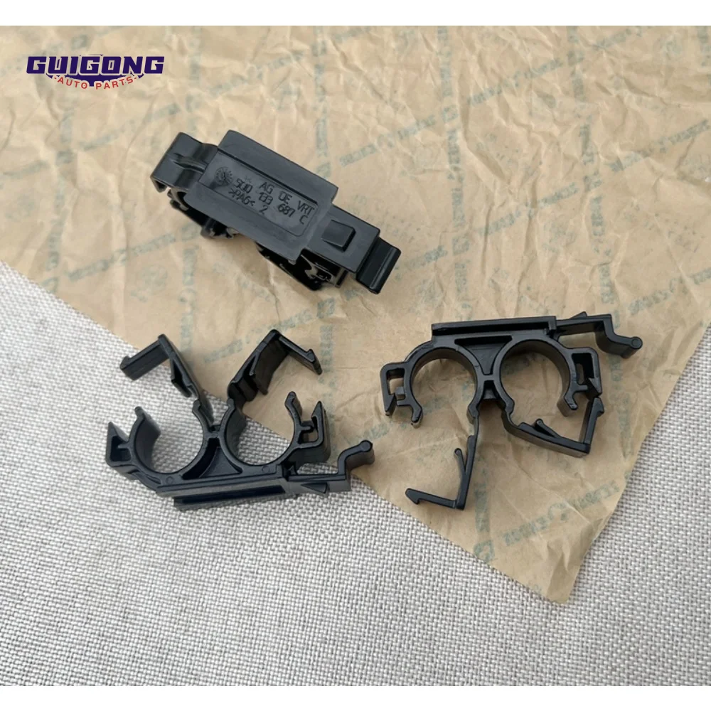 GUIGONG Fuel Line Clip for VW Golf 7 Jetta Lamando Lavida EA211 Engine 5Q0 133 687 C Fuel Pipe Bracket Plastic Clamp