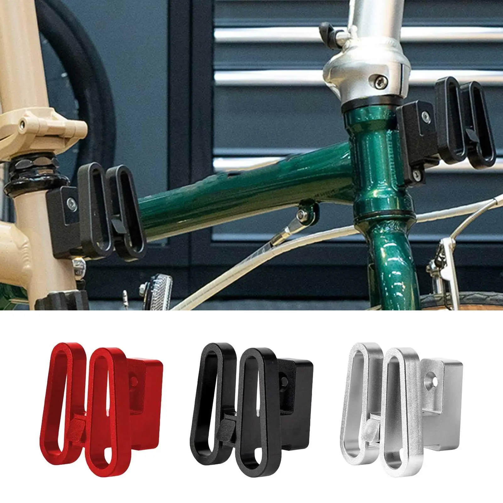 

Адаптер передней рамы для велосипеда, складной адаптер для крепления на передний нос, запасные части для путешествий, горной доставки, кемпинга